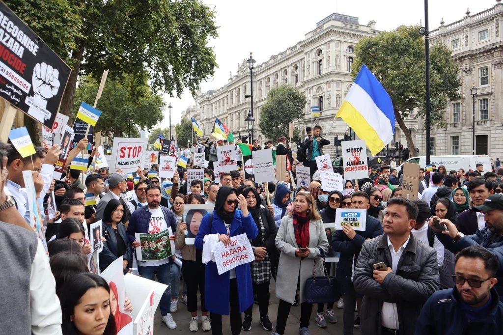 معترضان در لندن: نسل‌کشی هزاره‌ها را متوقف کنید